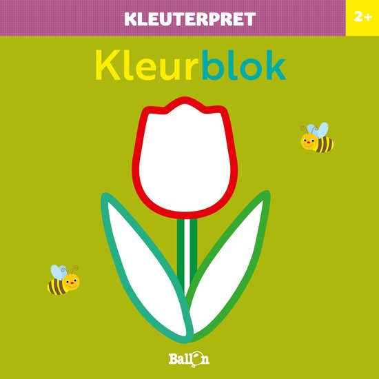 kleurblok bloem